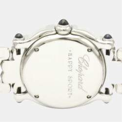 Chopard MOP Stainless Steel Happy Sport 27/8250-23 Quartz Women's Wristwatch 26 MM