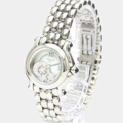 Chopard MOP Stainless Steel Happy Sport 27/8250-23 Quartz Women's Wristwatch 26 MM