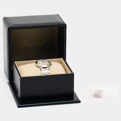 Pre Owned Chopard Silver Rose Gold and Stainless Steel Imperiale 388563-6006 Women's Wristwatch 29 mm