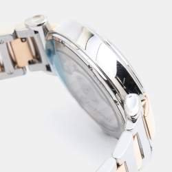Pre Owned Chopard Silver Rose Gold and Stainless Steel Imperiale 388563-6006 Women's Wristwatch 29 mm