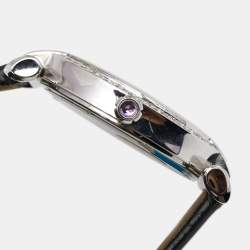 Chopard Silver Stainless Steel Diamond Satin Imperiale 388532-3001 Women's Wristwatch 36 mm