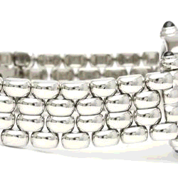 Chopard Pink shell Diamonds Stainless Steel Happy Sport 27/8250-23 Quartz Women's Wristwatch 26 mm
