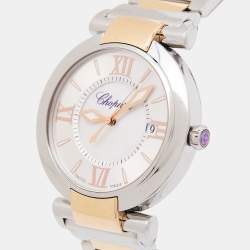 Chopard Mother of Pearl 18k Rose Gold Stainless Steel Imperiale 388532-6002 Women's Wristwatch 36 mm