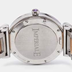 Chopard Mother of Pearl 18k Rose Gold Stainless Steel Imperiale 388532-6002 Women's Wristwatch 36 mm