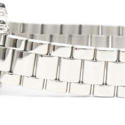 Pre Owned Chopard White Diamond Stainless Steel Happy Sport 27/8893-23 Quartz Women's Wristwatch 23 mm