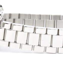 Pre Owned Chopard Black Diamond Stainless Steel Happy Sport 27/8893-23 Quartz Women's Wristwatch 23 mm