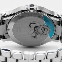 Chopard White Stainless Steel Diamond Happy Sport 278582-3004 Women's Wristwatch 36 mm