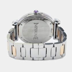 Pre Owned Chopard Mother of Pearl 18k Rose Gold Stainless Steel Imperiale 388531-6002 Women's Wristwatch 40 mm