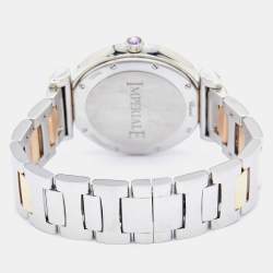 Chopard Silver Mother of Pearl 18K Rose Gold Stainless Steel Imperiale 388532-6001 Women's Wristwatch 36 mm