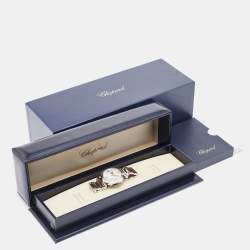 Chopard Silver Mother of Pearl 18K Rose Gold Stainless Steel Imperiale 388532-6001 Women's Wristwatch 36 mm