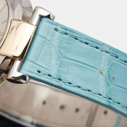 Chopard Mother of Pearl 18k Rose Gold Stainless Steel Alligator Imperiale 388532-6001 Women's Wristwatch 36 mm 