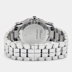 Chopard White Diamond Stainless Steel Happy Sport 278582-3002 Women's Wristwatch 36 mm