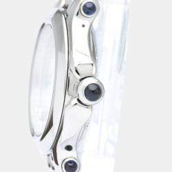Pre Owned Chopard White Stainless Steel Happy Sport 27/8236-23 Women's Wristwatch 32 mm