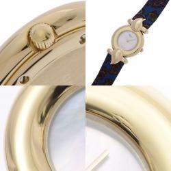Chopard White 18K Yellow Gold Casmir Women's Wristwatch 23 mm