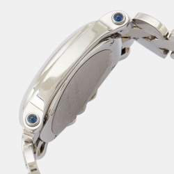 Chopard Mother of Pearl Diamond Stainless Steel Happy Sport 27/8418-23 Women's Wristwatch 30 mm 