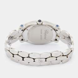 Chopard Mother of Pearl Diamond Stainless Steel Happy Sport 27/8418-23 Women's Wristwatch 30 mm 