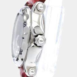 Chopard Black Diamonds Stainless Steel Happy Sport 27/8923 Women's Wristwatch 26 mm