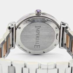 Chopard Mother of Pearl 18k Rose Gold Stainless Steel Imperiale 388532-6002 Women's Wristwatch 36 mm