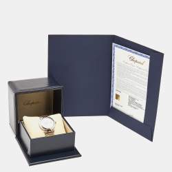 Chopard Mother of Pearl 18k Rose Gold Stainless Steel Imperiale 388532-6002 Women's Wristwatch 36 mm
