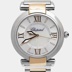 Chopard Mother of Pearl 18k Rose Gold Stainless Steel Imperiale 388532-6002 Women's Wristwatch 36 mm