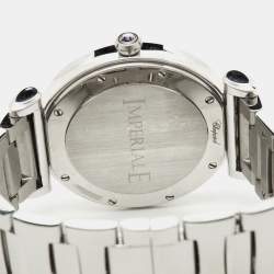 Chopard Silver Stainless Steel Diamond Imperiale 388532-3002 Women's Wristwatch 36 mm