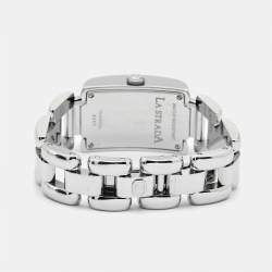 Chopard White Stainless Steel Diamonds La Strada 41/8415 Women's Wristwatch 23.50 mm