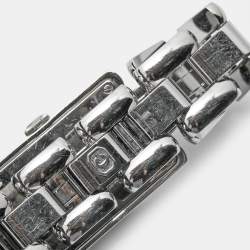 Chopard White Stainless Steel Diamonds La Strada 41/8415 Women's Wristwatch 23.50 mm