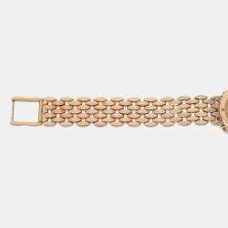 Chopard White Diamond 18k Yellow Gold Classic Quartz Women's Wristwatch 22 mm