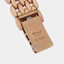 Chopard White Diamond 18k Yellow Gold Classic Quartz Women's Wristwatch 22 mm