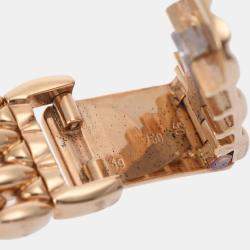 Chopard White Diamond 18k Yellow Gold Classic Quartz Women's Wristwatch 22 mm