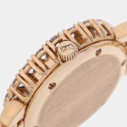 Chopard White Diamond 18k Yellow Gold Classic Quartz Women's Wristwatch 22 mm