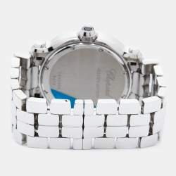 Chopard Mother of Pearl Diamond Stainless Steel Happy Sport 278477-3002 Women's Wristwatch 36 mm