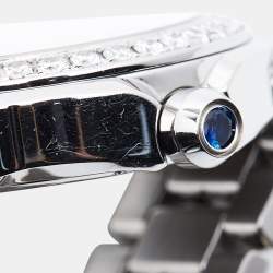 Chopard Mother of Pearl Diamond Stainless Steel Happy Sport 278477-3002 Women's Wristwatch 36 mm