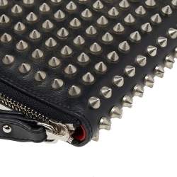 Christian Louboutin Black Leather Studded iPad Case