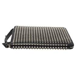 Christian Louboutin Black Leather Studded iPad Case