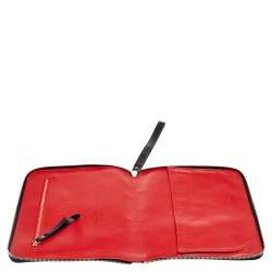 Christian Louboutin Black leather Studded iPad Case