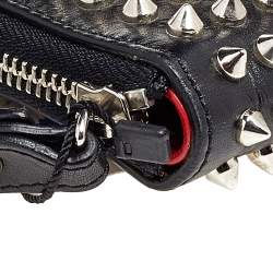 Christian Louboutin Black leather Studded iPad Case