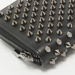 Christian Louboutin Black Leather Panettone Continental Wallet