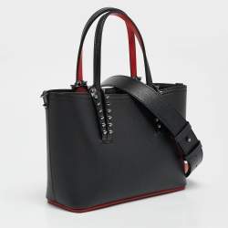 Christian Louboutin Black Leather Mini Cabata Tote