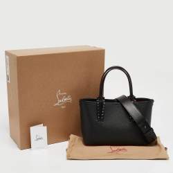Christian Louboutin Black Leather Mini Cabata Tote