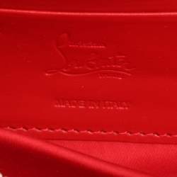 Christian Louboutin Pink Patent Leather Loubitwist Clutch