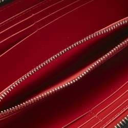 مملوكة مسبقًا Christian Louboutin Ombre Blue Printed Denim Zip Continental Wallet