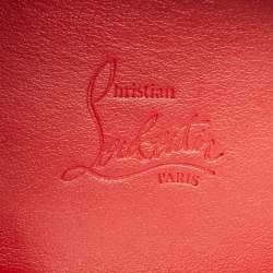 مملوكة مسبقًا حقيبة كريستيان لوبوتان بالوما مرصعة معدنية وردية جلد براءات الاختراع