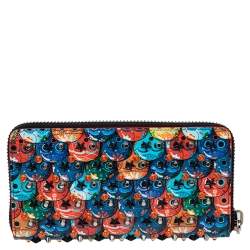 Christian Louboutin Multicolor Leather Panettone Wallet