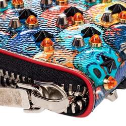 Christian Louboutin Multicolor Leather Panettone Wallet