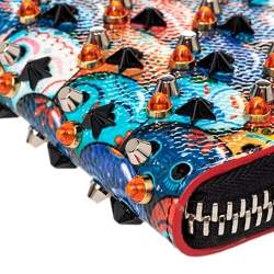 Christian Louboutin Multicolor Leather Panettone Wallet