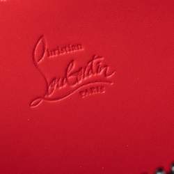 Pre Owned محفظة كريستيان لوبوتان بانيتون جلد أخضر زيتوني بسحاب محيط