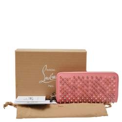 Christian Louboutin Pink Leather M Panettone Wallet