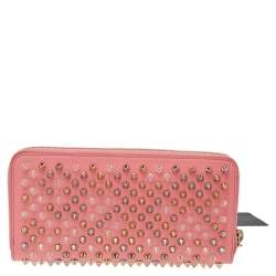 Christian Louboutin Pink Leather M Panettone Wallet