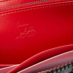 مملوكة مسبقًا Christian Louboutin Black Leather M Panettone Wallet